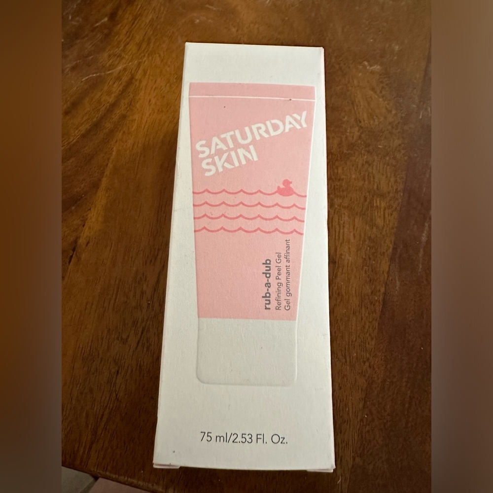 Saturday skin rub a dub refining peel gel 75mL NEW